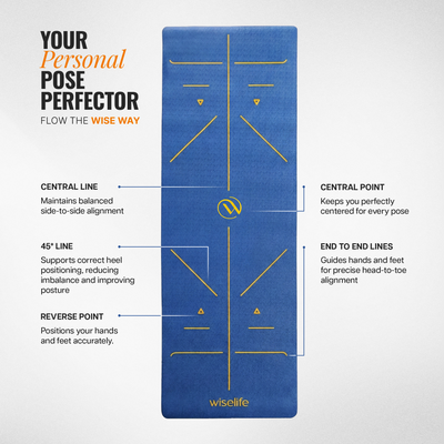 True Alignment TPE Yoga Mat - 6mm