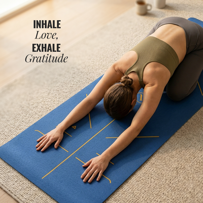 True Alignment TPE Yoga Mat - 6mm