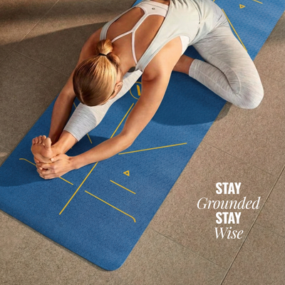 True Alignment TPE Yoga Mat - 6mm