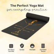 BOHO Alignment TPE Yoga Mat - 8MM