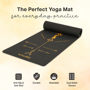 BOHO Alignment TPE Yoga Mat - 8MM