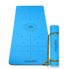 Dual Layer Alignment TPE Yoga Mat - 6mm