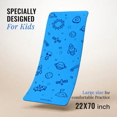 Kids Printed Yoga Mat - 4MM