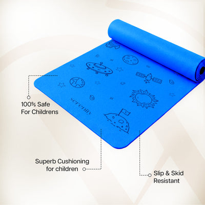 Kids Printed Yoga Mat - 4MM