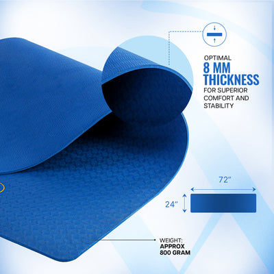Classic TPE Yoga Mat - 8mm