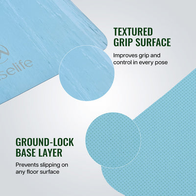 Foldable Rubber Beach Yoga Mat - 2mm