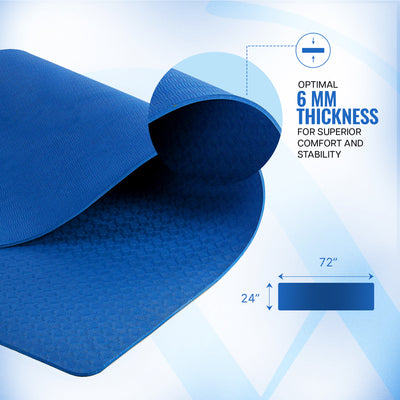 Classic TPE Yoga Mat - 6mm