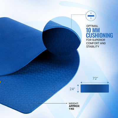 Classic TPE Yoga Mat - 10mm