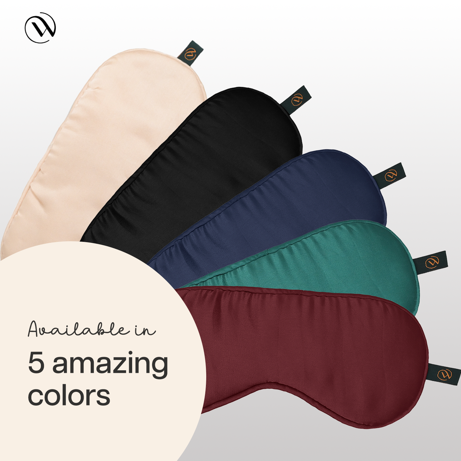 Mulberry Silk Eye Mask (Green + Black)