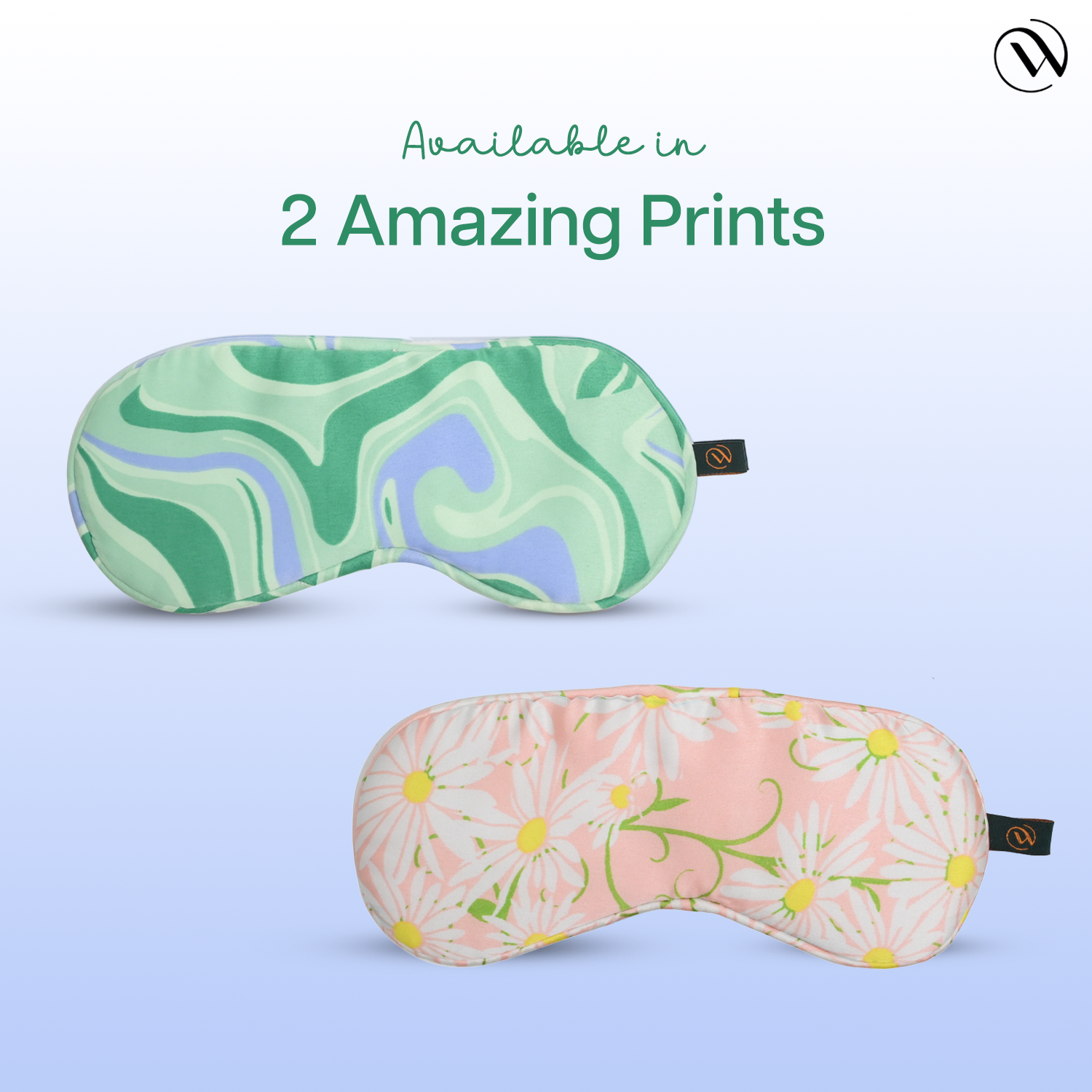 Printed Mulberry Silk Eye Mask