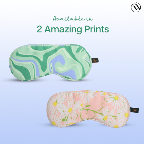 Printed Mulberry Silk Eye Mask