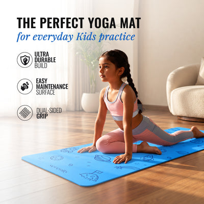Kids Printed Yoga Mat - 4MM
