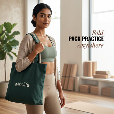 Foldable Travel Yoga Mat TPE 5mm With Carry Bag