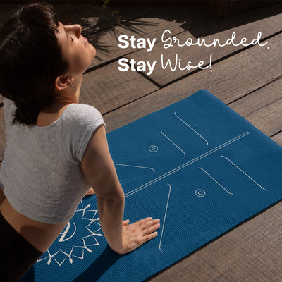 Lotus Alignment TPE Yoga Mat - 10mm