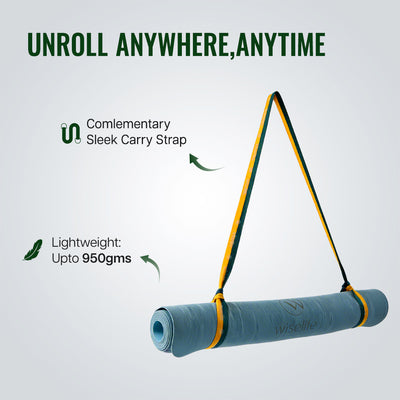 Foldable Rubber Yoga Mat 2MM