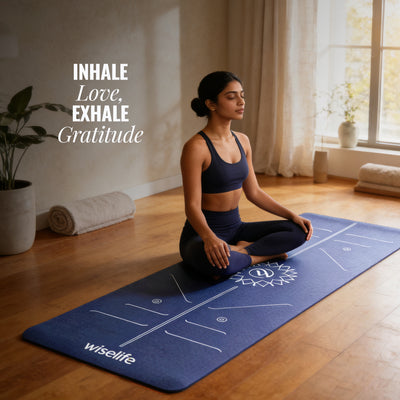 Lotus Alignment TPE Yoga Mat - 10mm