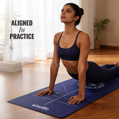 Lotus Alignment TPE Yoga Mat - 10mm