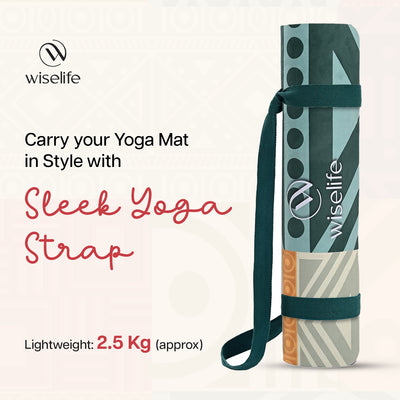 Microfiber & Natural Rubber Yoga Mat - 6mm