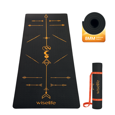 Boho Alignment TPE Yoga Mat - 8mm