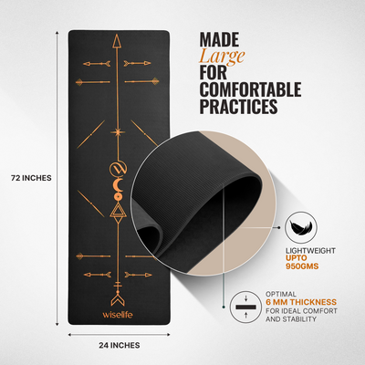 Boho Alignment TPE Yoga Mat - 8mm