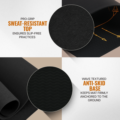 Boho Alignment TPE Yoga Mat - 8mm