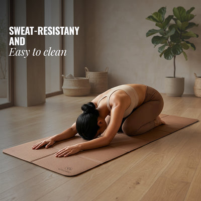Foldable Travel Yoga Mat TPE 5mm With Carry Bag