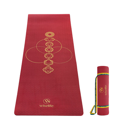 Purpose Printed TPE Yoga Mat-6mm
