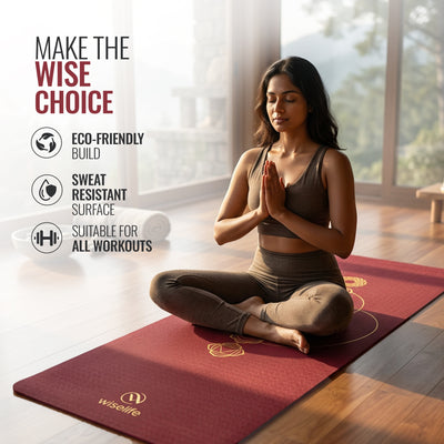 Purpose Printed TPE Yoga Mat-6mm
