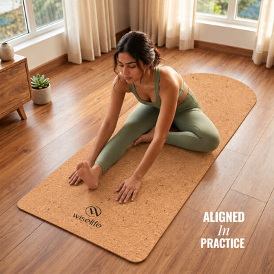 Cork & Natural Rubber Yoga Mat 6mm