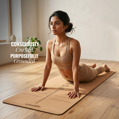 Cork & Natural Rubber Yoga Mat