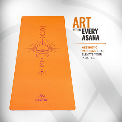 Purpose Printed TPE Yoga Mat-6mm
