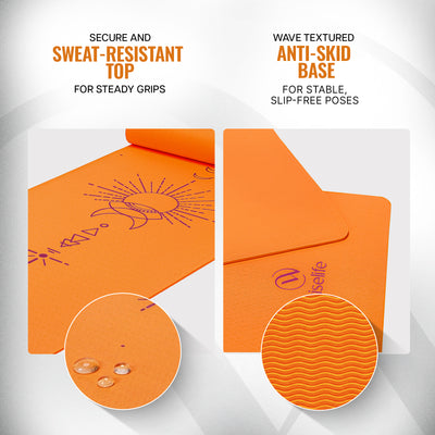 Purpose Printed TPE Yoga Mat-6mm