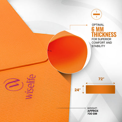 Purpose Printed TPE Yoga Mat-6mm