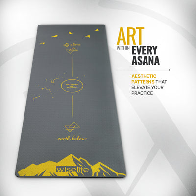Purpose Printed TPE Yoga Mat-6mm