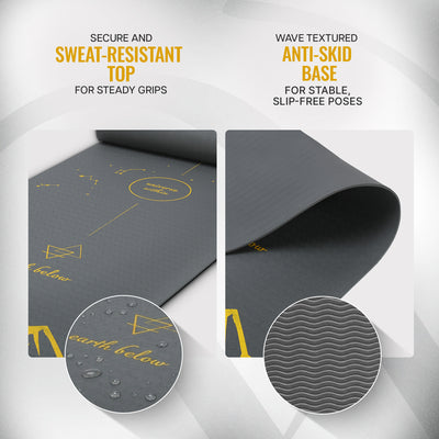 Purpose Printed TPE Yoga Mat-6mm