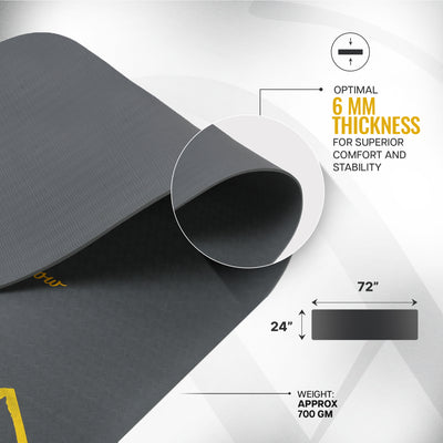 Purpose Printed TPE Yoga Mat-6mm