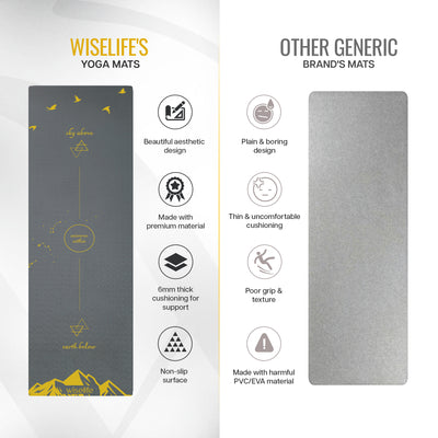 Purpose Printed TPE Yoga Mat-6mm