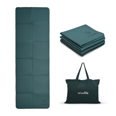 Wiselife Foldable Travel Yoga Mat TPE 6mm