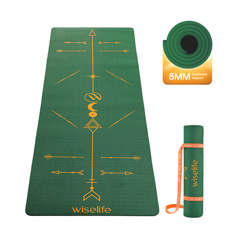 Boho Alignment TPE Yoga Mat - 8mm