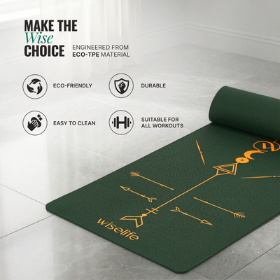 Boho Alignment TPE Yoga Mat - 8mm