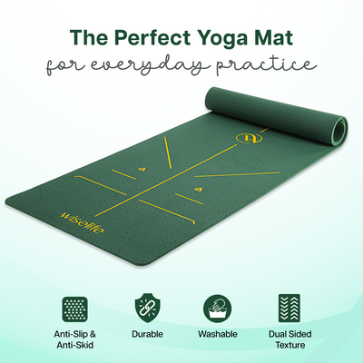 True Alignment TPE Yoga Mat - 6mm