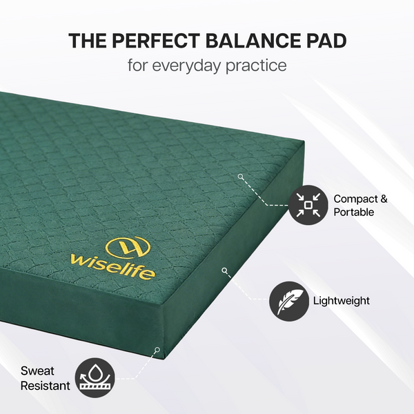 wiselife yoga balance pad , balance pad , balance pad for exercise , balance pad leg cushion for yoga , balance pad knee cushion , knee cushion for yoga