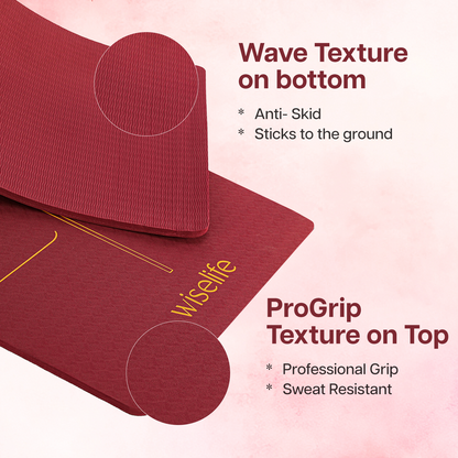Lotus Alignment TPE Yoga Mat - 10MM