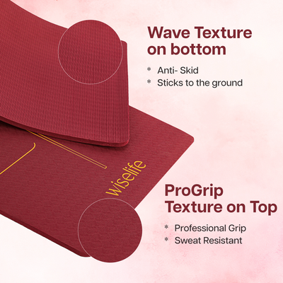 Lotus Alignment TPE Yoga Mat - 10mm