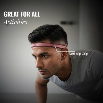 WISE Silicone-Grip Headband Set of 2