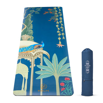 PU Printed & Natural Rubber Yoga Mat - 6mm, Rambagh
