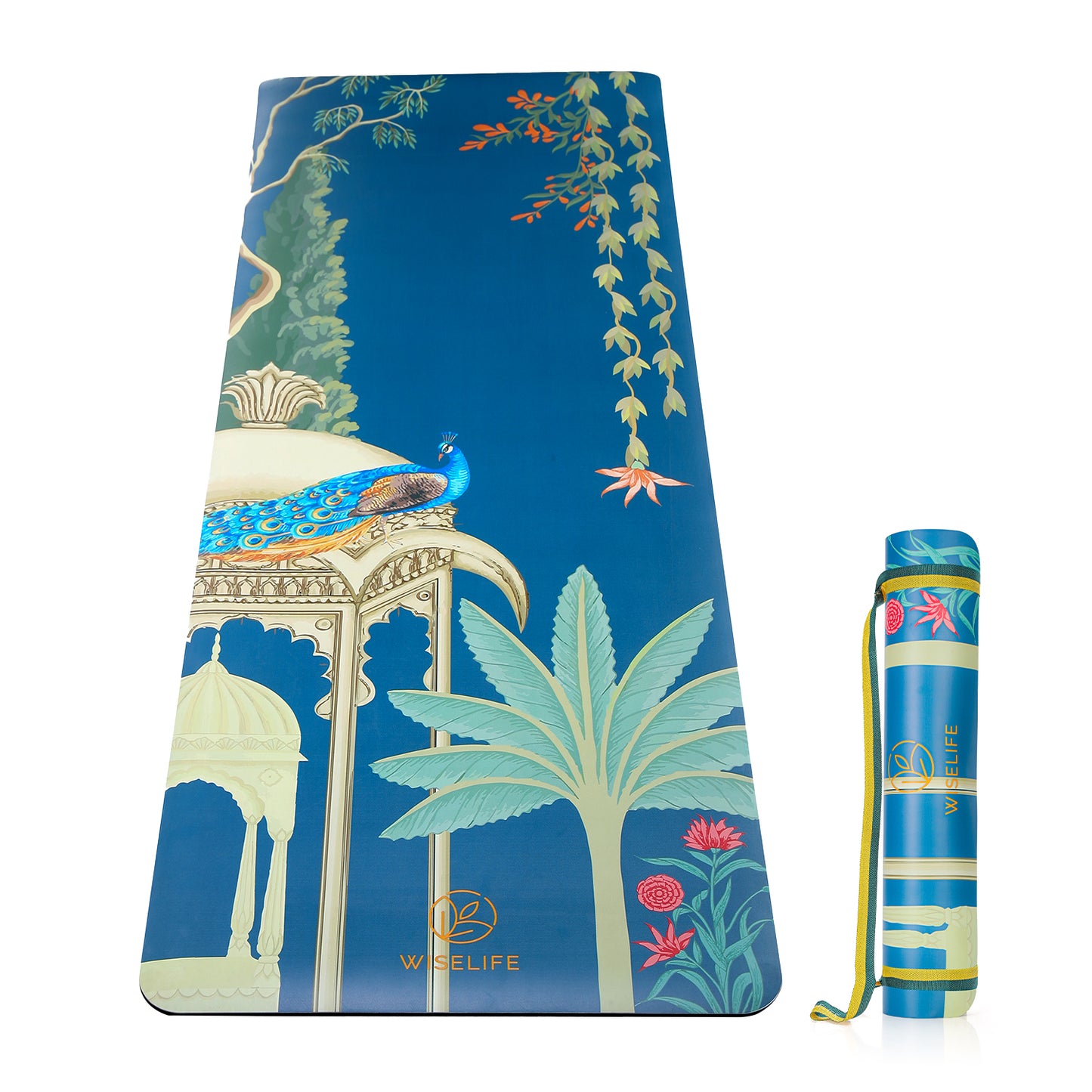 PU Printed & Natural Rubber Yoga Mat