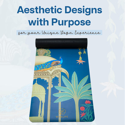 PU Printed & Natural Rubber Yoga Mat