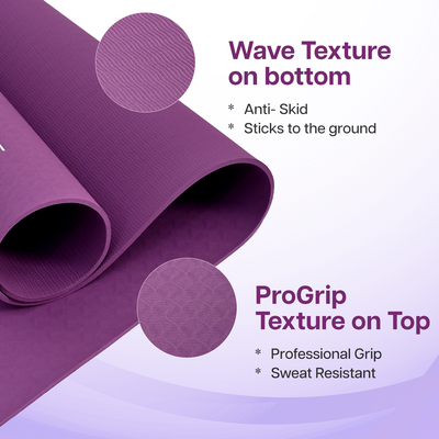 True Alignment TPE Yoga Mat - 6mm