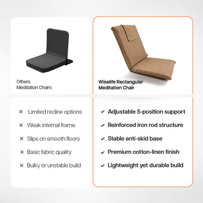 Wise Rectangular Meditation Chair